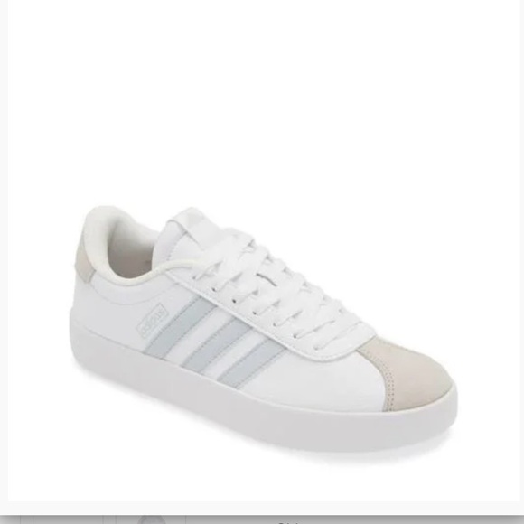 Adidas White and Light Gray Casual Shoes - Picture 1 of 2